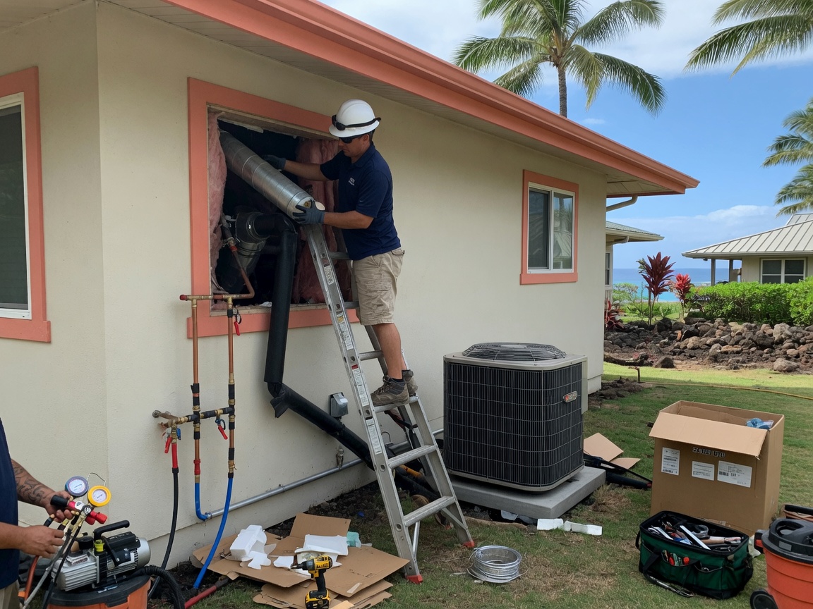 Central AC Installation in Kailua Kona, HI